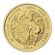 1/4 Oz Royal Tudor Beasts The Seymour Unicorn Gold Bullion Coin 2024