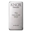 1kg Fine Silver Cast Bar