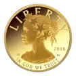 2018-W 1/10 Oz American Liberty Gold Coin - BU (with Box and COA)