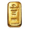 100g Gold Ingot (Cast) - Degussa Vintage Design