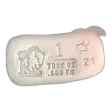 1oz Bison Bullion Silver Bar