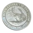 1992 Australia 1 oz Silver Kookaburra (Slight toning)