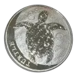 2016 Niue 1 oz Silver $2 Hawksbill Turtle (Minor toning)