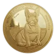 World Famous Dogs Bulldog 1oz Gold Coin 2022