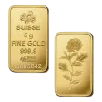 5 Gram PAMP Rosa Gold Bar