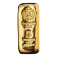 Scottsdale Mint 5oz Gold Cast Bar