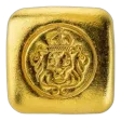 1 oz Scottsdale Mint Lion Cast Gold Bar