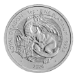 2026 1 oz Great Britain Tudor Beasts - Royal Dragon .9995 Platinum BU