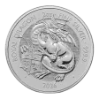 2026 2 oz Great Britain Tudor Beasts - Royal Dragon .9999 Silver BU