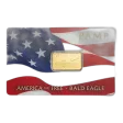 5 gram Gold Bar - PAMP America the Free: Bald Eagle (Assay)