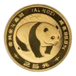 1/4 oz China Gold Panda - BU - Unsealed (Year Varies)