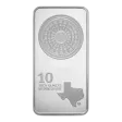 10 oz Texas Mint Silver Bar (New)