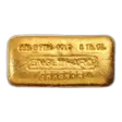 5 oz Gold Bar - Engelhard (Loaf/Poured, .9999 Fine,w/serial #)