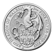 Pre-Owned 2017 UK Queen's Beasts The Dragon 2oz Silver Coin - VAT Free