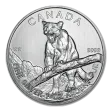 Pre-Owned 2012 Canadian Growling Cougar 1oz Silver Coin - VAT Free