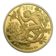 2016 Australia 1 oz Gold Lunar Year of the Monkey BU (RAM)