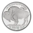 1oz Buffalo Silver Towne Round .999 Fine Silver