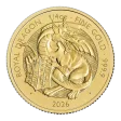 2026 U.K. 25 Pound 1/4 oz Gold Tudor Beast Royal Dragon Brilliant Uncirculated