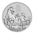 2026 1kg Perth Mint Silver Lunar Horse Coin Series 3