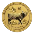 Rare / Collectable: 2019 1/10oz Perth Mint Lunar Series II Gold Coin - Year of the Pig