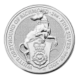 Pre-Owned 2021 UK Queen's Beasts The White Greyhound of Richmond 2oz Silver Coin - VAT Free