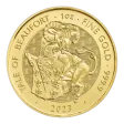 Pre-Owned 2023 UK Tudor Beasts 'Yale of Beaufort' 1oz Gold Coin