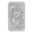 Australian Perth Mint Lunar Silver Bar, 1 oz - Snake