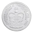 0.5 Gram Smallest Platinum Coin - Jubilee of Coronation 2022 (Capsule/Card)