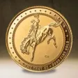 1/10 oz Scottsdale Mint Cowboy Gold Round