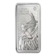 St. Helena 2022 £10 10-oz Queen's Virtues Victory Silver Bar Coin