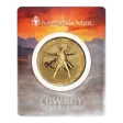 1 oz The Gunslinger Gold Round - Cowboy Series