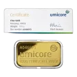 100g Gold Bar Umicore Minted