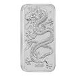 2026 Perth Mint Rectangular Dragon Silver Coin - 1oz