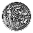 Pre-Owned 2021 Niue Robin Hood 1oz Antique Finish Silver Coin - VAT Free