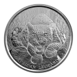 2017 Republic of Ghana 1 oz Silver African Leopard Coin