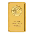 Kangaroo 100g Gold Minted Bar