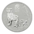 Pre-Owned 2022 Australian Lunar Tiger 2oz Silver Coin - VAT Free