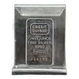 Credit Suisse 1 oz Vintage Silver Bar (Toned)