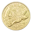 Pre-Owned 2018 UK Lunar Dog 1/4oz Gold Coin