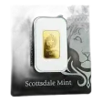 Scottsdale Mint 5g Lion Gold Bullion Bar