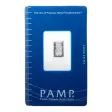 1 gram Platinum Bar - PAMP Fortuna (Carded)
