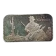 1973 Silent Pardners 1 oz Silver Bar VINTAGE TONED Hamilton Mint