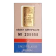 2.5 Gram Credit Suisse Gold Bullion Bar (Pre-Owned in Good Condition)