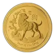 2018 2 oz Gold Coin Lunar Year of the Dog Perth Mint Bullion