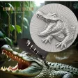 Scottsdale Mint 1oz Crocodile Silver Stacker Round (1oz)