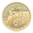 RCM Gold Coin (.99999), 1 oz Klondike - From Dore to Refining Gold - 2024