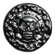 25 Gram Hand Poured Skull Silver Round