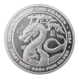 1 oz Lunar Dragon Silver Round First Mint