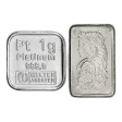 1 gram Platinum Bar - Random Brand - Secondary Market - 999.5 Fine