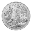 Pre-Owned 2021 Australian Coat of Arms Kangaroo 1oz Silver Coin - VAT Free
